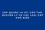 Cáp quang là gì? Cấu tạo, nguyên lý và các loại cáp phổ biến