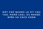 Dây cáp quang là gì? Cấu tạo, phân loại, ưu nhược điểm và cách chọn
