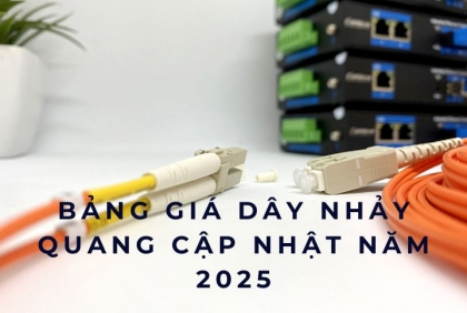 Bảng giá dây nhảy quang 2025: So sánh OS2, OM2, OM3, OM4, OM5 và xu hướng triển khai