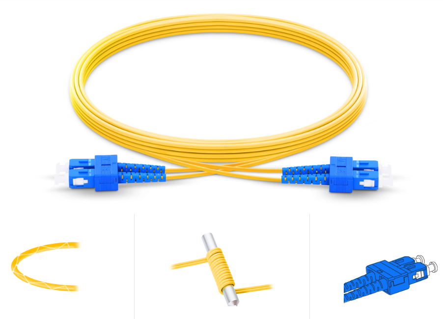 Dây nhảy quang SC-SC sợi đơn simplex sợi đôi duplex | Fiber Optic Patch Cables​ chính hãng Cablexa, Compufox
